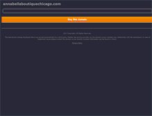 Tablet Screenshot of annabellaboutiquechicago.com